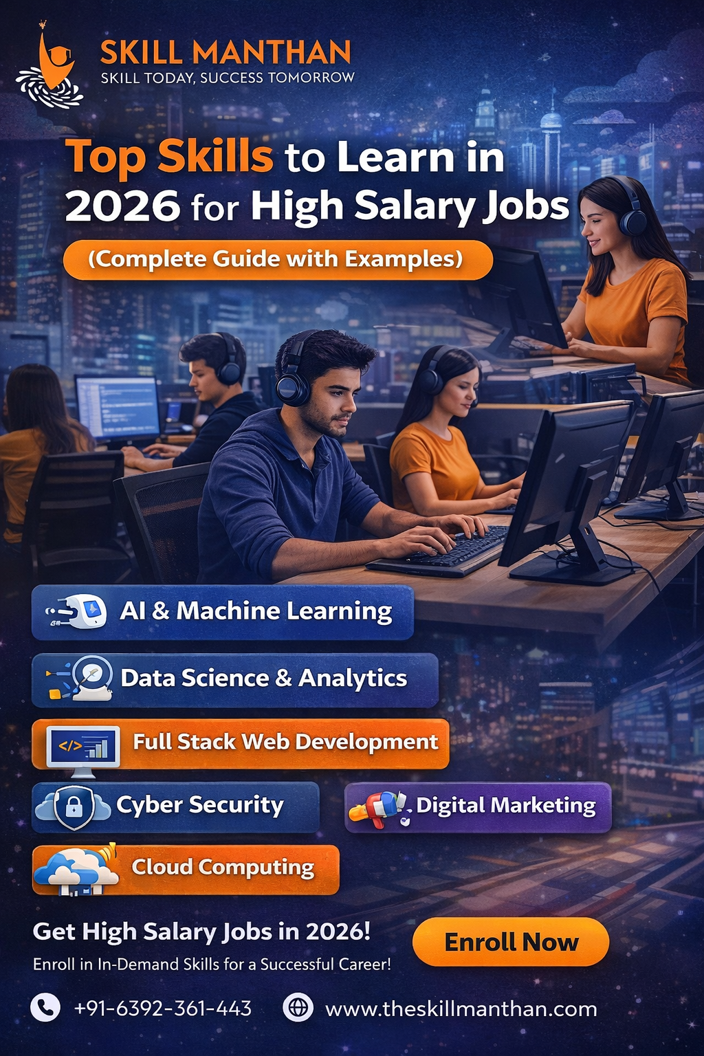 Top Skills to Master in 2026 for high-paying jobs (Complete Guide with Exemples)